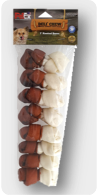 עצמות קשר לכלב באריזת חיסכון בטעמי קפה ונטוראל 220, 8 יח'  גרם פט אקס