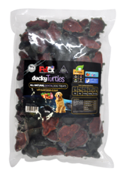 חטיף דנטלי לכלב צב ים בטעם ברווז פט אקס 1 ק"ג 