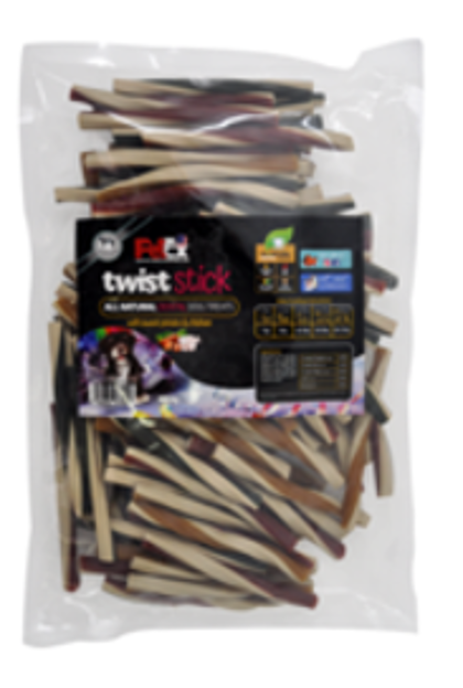 חטיף מקלות לעיסה לניקוי שיניים ושמירה על רובד השן פט אקס 1 ק"ג 