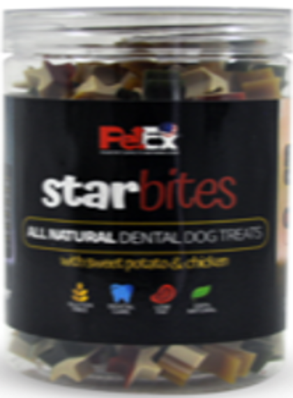 חטיף נגיסי כוכב דנטלי בשר עוף אמיתי ללא דגנים פט אקס 350 גר' 