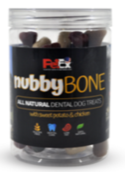 חטיף עצם נובי מלא יבש לניקוי השיניים ושמירה על הגיינת הפה פט אקס 300 גר' 